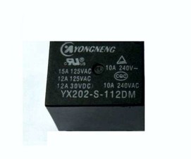 Yx202 S 112dm RELEVADOR 30VDC 10A