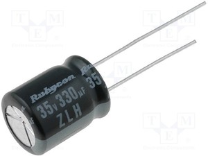 CAPACITOR ELECTROLITICO 330µF 35V 105°
