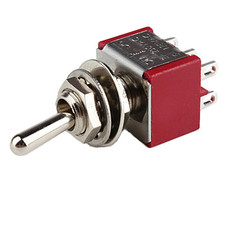 INTERRUPTOR PALANCA ROJO 6 PIN