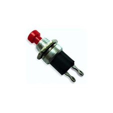 SWITCH PULSADOR REDONDO ABIERTO C/ROJO