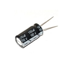 CAPACITOR ELECTROLITICO 100µF 160V