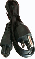 CABLE DE CORRIENTE TIPO TREBOL PARA CARGADOR