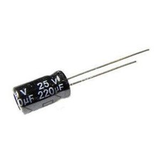 CAPACITOR ELECTROLITICO 220µF 25V 105°C
