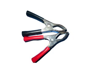 PINZA CAIMAN PARA FUENTE (NEGRO Y ROJO)