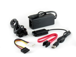 CABLE IDE SATA  A USB PAQUETE COMPLETO
