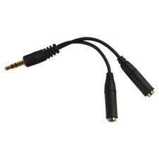 CABLE EXTENCION PLUG 3.5 MACHO A 2 PLUG HEMBRA 3.5 ESTEREO