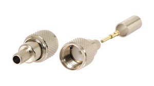 CONECTOR MINI UHF MACHO CABLE COAXIAL