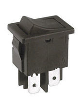 SWITCH ON/OFF NEGRO CUADRADO 2 PATAS 125V