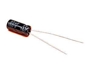 CAPACITOR ELECTROLITICO 22µF 160V 105'C