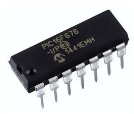 PIC16F676-I/P CI MCU FLAS 1K W/AD DIP