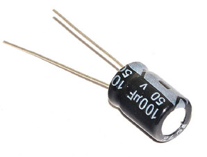 CAPACITOR ELECTROLITICO 100µF 50v